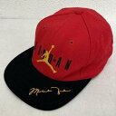 NIKE ナイキ キャップ 帽子 Cap 90年代 エアジョーダン ジャンプマン つば裏緑 台湾製 6パネル スナップバック キャップ【USED】【古着】【中古】10097372