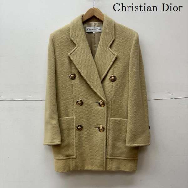 Christian Dior クリスチャンディオール ジャンパー、ブルゾン ジャケット、上着 Jacket アンゴラ ウール ダブル ジャケット デザイン 金 ボタン10097431