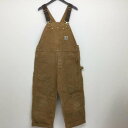 Carhartt J[n[g TybgAI[o[I[ TybgEI[o[I[ Overall Duck double knee bib Overall _bN _uj[ I[o[I[yUSEDzyÒzyÁz10098425