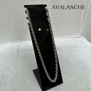 USED 古着 ネックレス、ペンダント アクセサリー Accessory Necklace, Pendant AVALANCHE シルバー ロープ ネックレス 幅6mm【USED】【古着】【中古】10098742