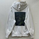 USED 古着 長袖 パーカー Hooded Sweatshirt, Hoodie Firsthand ファーストハンド 221-73201 バックフォトプリント プルオーバー フーディ スウェット【USED】【古着】【中古】10098884