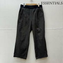 FOG ESSENTIALS エフオージーエッセンシャルズ ワークパンツ ペインターパンツ パンツ Pants, Trousers Work Pants, Cargo Pants, Painter 039 s Pants ウエスト ラバー ロゴ 1タック イージーパンツ【USED】【古着】【中古】10099254