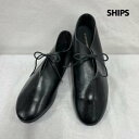 SHIPS BLUESTORE シップスブルーストア 革靴 革靴 Leather Shoes SHIPS BLUESTORE シップスブルーストア オックスフォード シューズ BLK レザー 27.5【USED】【古着】【中古】10099255