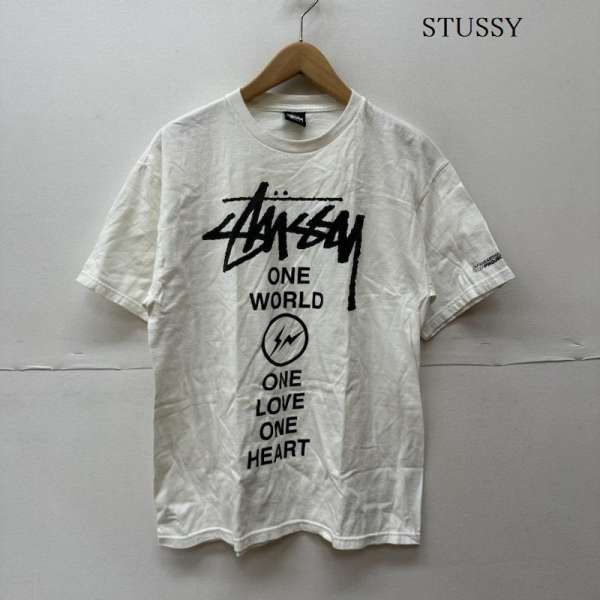 STUSSY ステューシー 半袖 Tシャツ T Shirt FRAGMENT DESIGN フラグメントデザイン チャリティ 半袖Tシャツ【USED】【古着】【中古】10099351