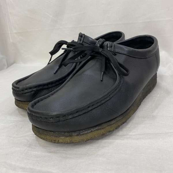 Clarks Originals N[NX IWiY vC vC Leather Shoes 26037981 Wallabee r[ U[ ubN UK10.5/28.5cmyUSEDzyÒzyÁz10100250