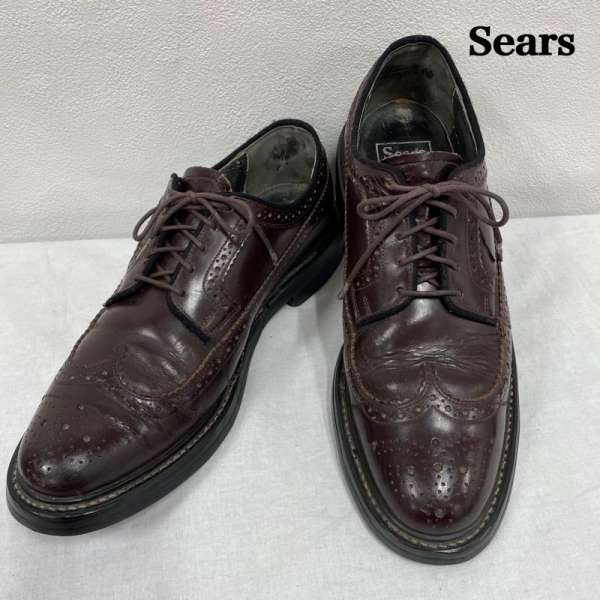 SEARS VA[Y vC vC Leather Shoes Sears 80's`90fs EBO`bv U[ V[Y vintage Be[W ؍ 74609-669 27.5cmyUSEDzyÒzyÁz10100677