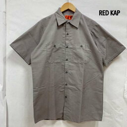 RED KAP レッドキャップ 半袖 シャツ、ブラウス Shirt, Blouse RED KAP 半袖ワークシャツ 90's 襟芯 vintage ヴィンテージ 無地 M【USED】【古着】【中古】10100718