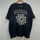 USED 古着 半袖 Tシャツ T Shirt Breaking Benjamin ブレイキングベンジャミン 2015ツアー バンドTシャツ バンT ビックサイズ オルタナティブロック【USED】【古着】【中古】10100806