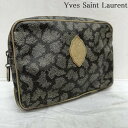 Yves Saint Laurent イヴサンローラン クラッチバッグ、パーティバッグ クラッチバッグ、パーティバッグ Clutch Bag, Party Bag クラッチバッグ YSL ロゴ【USED】【古着】【中古】10100977