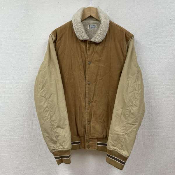 BEAMS ビームス ジャンパー ブルゾン ジャケット 上着 Jacket 中綿 ボア ジャケット ジャンパー 2WAY スタジャン コーデュロイ 11-18-0669-152【USED】【古着】【中古】10101186