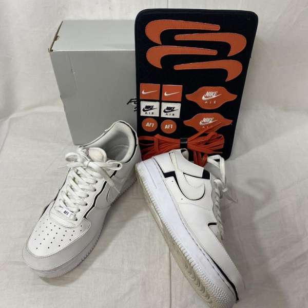 NIKE iCL Xj[J[ Xj[J[ Sneakers CZ5093-100 AIR FORCE 1/1 WHITE/WHITE-BLACK-COSMIC CLAY US10/28cmyUSEDzyÒzyÁz10101492