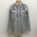 USED 古着 長袖 シャツ ブラウス Shirt, Blouse Kenny Rogers by Karman ケニーロジャース USA製 ウエスタン長袖シャツ【USED】【古着】【中古】10101685