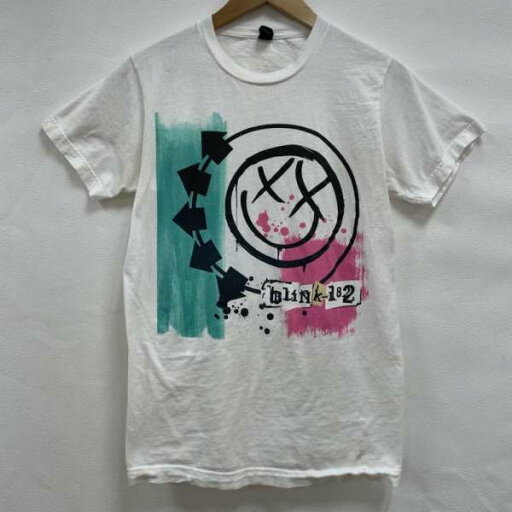 USED 古着 半袖 Tシャツ T Shirt BLINK-182 バンドTシャツ バンT ミュージック パンク メロコア tultex WHT S【USED】【古着】【中古】10101776 USED 古着 半袖 Tシャツ T Shirt BLINK-182 バンドTシャツ バンT ミュージック パンク メロコア tultex WHT S【USED】【古着】【中古】10101776
