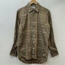 BURBERRYS バーバリーズ 長袖 シャツ、ブラウス Shirt, Blouse 90年代 C-TK83 玉虫 チェック柄 ドレス【USED】【古着】【中古】10101918