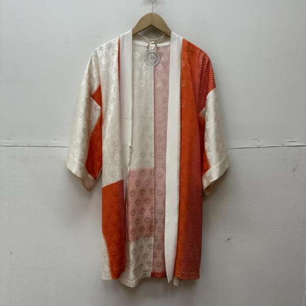 USED 古着 ジャンパー ブルゾン ジャケット 上着 Jacket GOCA JAPAN short kimono style 着物 リメイク シルク【USED】【古着】【中古】10101949