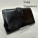 Yohji Yamamoto ヨウジヤマモト 長財布 財布 Wallet Long Wallet Y 039 S スムース レザー ウォレット がま口 長財布【USED】【古着】【中古】10102035