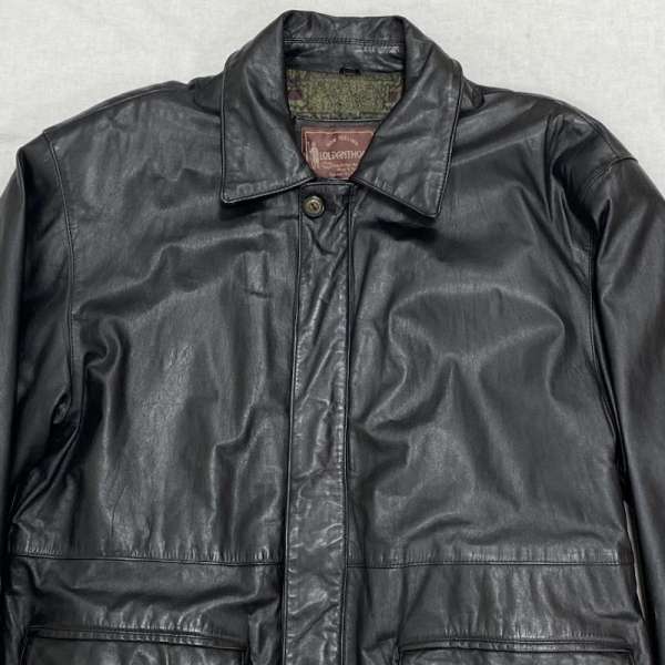 レザー LOLDANTHONY 90's ヴィンテージ vintage レザージャケット Leather Jacket 革ジャン コート 牛革 M M【USED】【古着】【中古】10102299