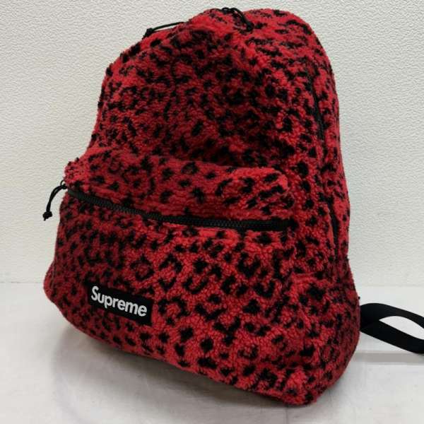 Supreme Vv[ bNTbNAfCobO bNTbNAfCpbN Backpack, Knapsack, Day Pack 17AW Leopard Fleece Backpack Ip[h Ђ傤 {A t[XyUSEDzyÒzyÁz10102401