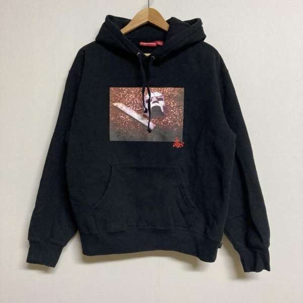 Supreme シュプリーム 長袖 パーカー Hooded Sweatshirt, Hoodie Supreme 2023AW MF DOOM フードスウェットパーカー 長袖 両面プリント 裏起毛 プルオーバー【USED】【古着】【中古】10103067