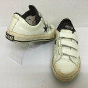 Converse All Star コンバースオールスター スニーカー スニーカー Sneakers 1CJ747 ワンスター ベルクロ レザースニーカー【USED】【古着】【中古】10103501