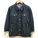 MONKEY TIME モンキータイム ジャンパー ブルゾン ジャケット 上着 Jacket ユナイテッドアローズ 七分袖 ブラック デニムジャケット チェック メンズ【USED】【古着】【中古】10103532