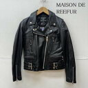 MAISON DE REEFUR メゾンドリーファー ライダース ジャケット 上着 Jacket ADDICT CLOTHES レザー ライダース ジャケット【USED】【古着】【中古】10103557