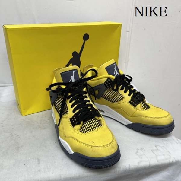 NIKE iCL Xj[J[ Xj[J[ Sneakers JORDAN 4 RETRO Tour Yellow GA W[_ g cA[ CG[ CT8527-700yUSEDzyÒzyÁz10103735