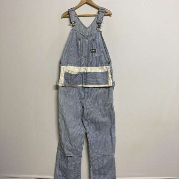 OSHKOSHB'GOSH オシュコシュビゴッシュ サロペット、オーバーオール サロペット・オーバーオール Overall OSHKOSH B'Gosh USA製 ヒッコリーデニム オーバーオール 841-0280【USED】【古着】【中古】10103798