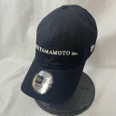 Yohji Yamamoto ヨウジヤマモト キャップ 帽子 Cap YOHJI YAMAMOTO × NEW ERA 6panel cotton cap ADJUSTABLE BLACK【USED】【古着】【中古】10103983