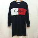 TOMMY HILFIGER トミーヒルフィガー 長袖 ニット、セーター Knit, Sweater ニットワンピース M040720082 コットン【USED】【古着】【中古】10104149