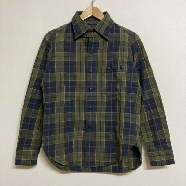 DELUXEWARE デラックスウエア 長袖 シャツ、ブラウス Shirt, Blouse コットン チェック柄 長袖 カジュアルシャツ【USED】【古着】【中古】10104223