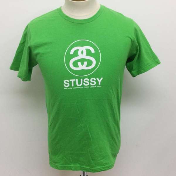 STUSSY ステューシー 半袖 Tシャツ T Shirt メキシコ製 シャネルロゴ 半袖Tシャツ【USED】【古着】【中古】10104434