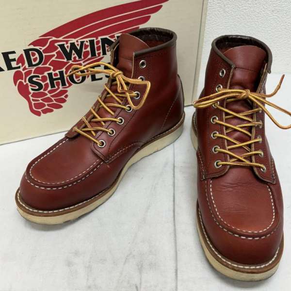 RED WING レッドウィング ショートブーツ ブーツ Boots Short Boots 8875 犬タグ復刻 アイリッシュセッター オロラセット モックトゥ ワーク【USED】【古着】【中古】10105081