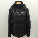 BURBERRY BLACK LABEL バーバリーブラックレーベル レザージャケット ジャケット、上着 Jacket BMP37-355-09 ラムスキンレザー ホワイトグースダウンジャケット フード脱着式【USED】【古着】【中古】10105207