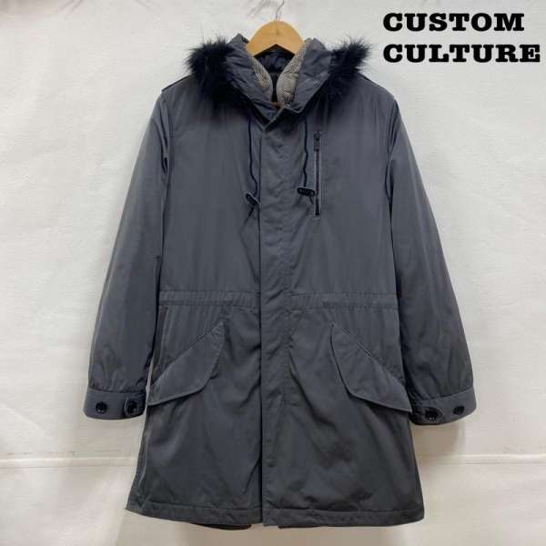 カスタムカルチャー CUSTOM CULTURE ミリタリー 3WAY モッズコート ライナー付き 184-0505 40【USED】【古着】【中古】10105370