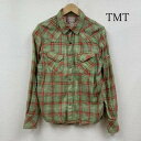 TMT ティーエムティー 長袖 シャツ、ブラウス Shirt, Blouse 長袖 シャツ ブラウス TSH-S1103 チェック ウエスタン ダブルガーゼ10105446