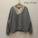 Fear of God フィアーオブゴッド 長袖 トレーナー Sweat, Sweatshirt SEVENTH COLLECTION Vネック カシミヤ カラー スウェット10105546