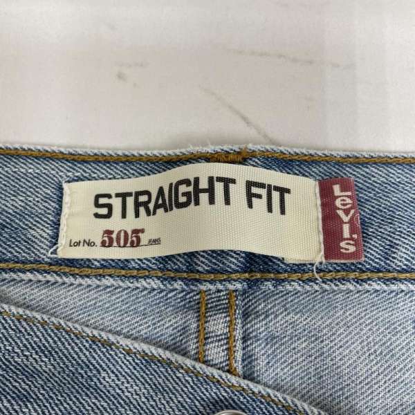 リーバイストラウスアンドコー デニム ジーパン ジーンズ ダメージ加工 クラッシュ ストレート ジップフライ 30インチ【USED】【古着】【中古】10105887