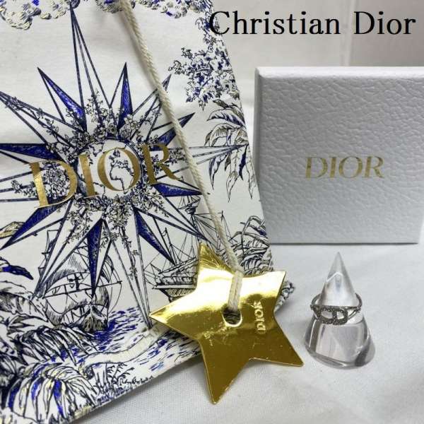 Christian Dior クリスチャンディオール 指輪 アクセサリー Accessory Ring CLAIR D LUNE シルバー リング 10号【USED】【古着】【中古】10106220