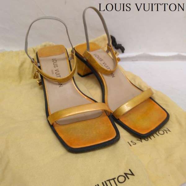 LOUIS VUITTON CBg T_ T_ Sandals XNGAgD ~[ T_ IR1919 37yUSEDzyÒzyÁz10106473