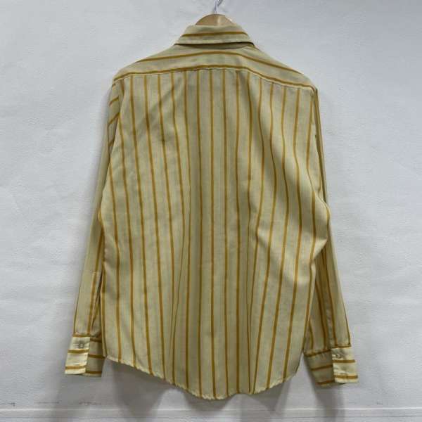 VINTAGE ヴィンテージ 長袖 シャツ、ブラウス Shirt, Blouse Century by VAN HEUSEN 70's 1970年代 ストライプ ボタンシャツ【USED】【古着】【中古】10106788
