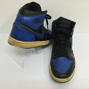 NIKE ナイキ スニーカー スニーカー Sneakers 010709 Y2 2001年復刻 AIR JORDAN 1 RETORO エア ジョーダン 1 レトロハイ ロイヤルブルー【USED】【古着】【中古】10106960