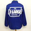 XLARGE エクストララージ ジャンパー ブルゾン ジャケット 上着 Jacket 01179502 デカロゴプリント ナイロンコーチジャケット【USED】【古着】【中古】10106998