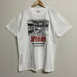 USED 古着 半袖 Tシャツ T Shirt SUPER BEAVER 15TH ANNIVERSARY 半袖 両面プリント バンドTシャツ【USED】【古着】【中古】10107042