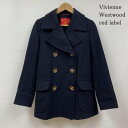 Vivienne Westwood red label ヴィヴィアン ウエストウッド レッドレーベル ピーコート コート Coat ダブルボタン オーブ ウール コート ピーコート Pコート ジャケット【USED】【古着】【中古】10107123