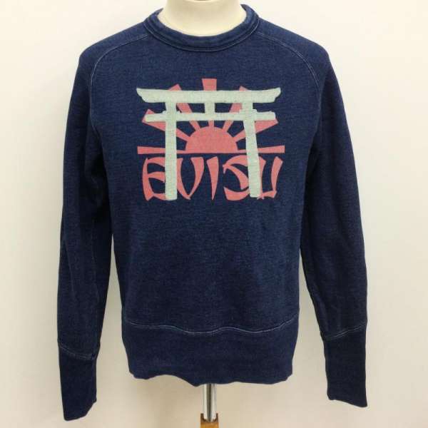 EVISU  Ĺµ ȥ졼ʡ Sweat, Sweatshirt Ļɽ  إӡ å ȥ졼ʡ µɽ Lot 1513USEDۡڸۡš10107372