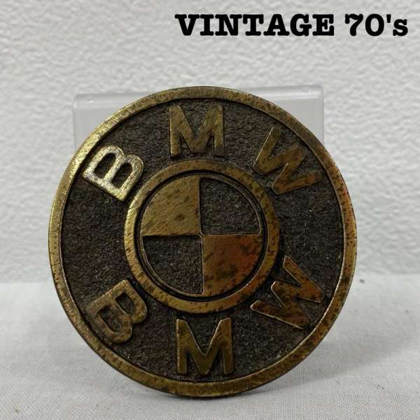 VINTAGE ヴィンテージ バックル ベルト・バックル Buckle BMW バックル 70's ©1975 USA製 真鍮【USED】【古着】【中古】10107534