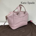 Kate Spade ケイトスペード ハンドバッグ ハンドバッグ Hand Bag ハンドバッグ 2 park avenue Small Beau PXRU4458 リボン トートバッグ レザー【USED】【古着】【中古】10107545