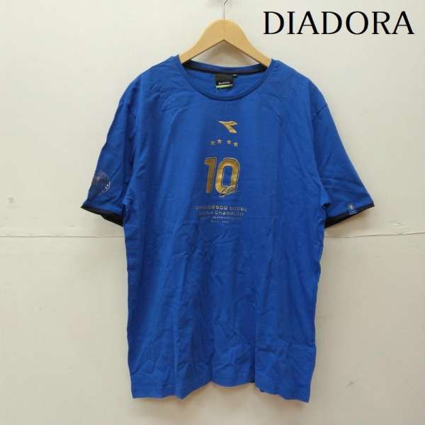 DIADORA ディアドラ 半袖 Tシャツ T Shirt 06年 ワールドカップ イタリア代表 フランチェスコ トッティ サッカー Tシャツ【USED】【古着】【中古】10107736のサムネイル