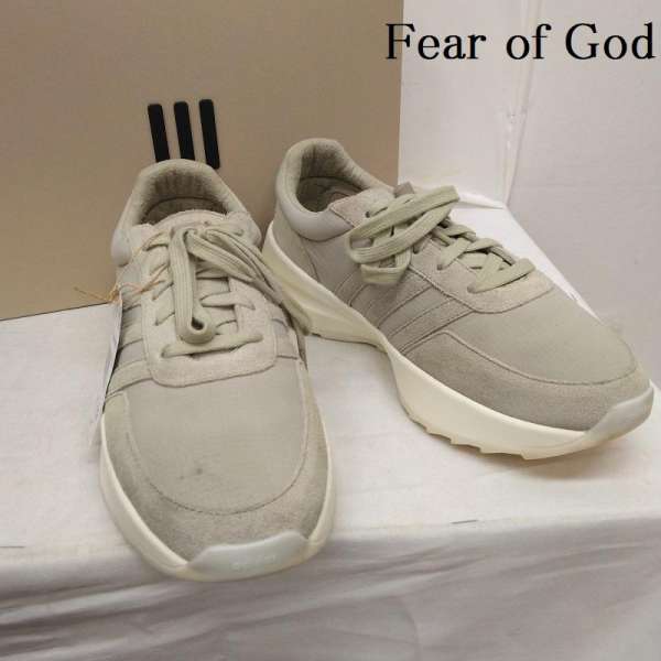 Fear of God tBA[IuSbh Xj[J[ Xj[J[ Sneakers ATHLETICS adidas Los Angeles Runner Sesame Cloud White IF1758yUSEDzyÒzyÁz10107844